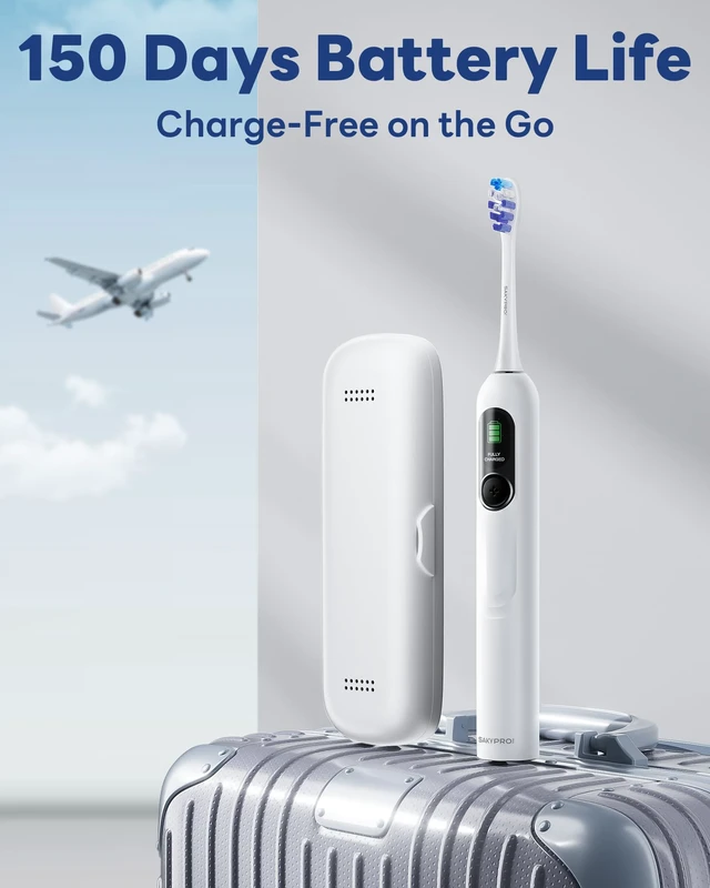 Alt view image 7 of 7 - G5S Smart Electric Toothbrush Adults & Kids | 17 Dental Pros Tested · 150-Day Battery · See Missed Spots in Real Time · Built for Self-Care