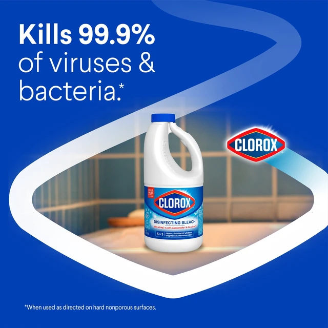 Alt view image 3 of 5 - Clorox Disinfecting Liquid Bleach Cleaner Regular Scent 43fl oz