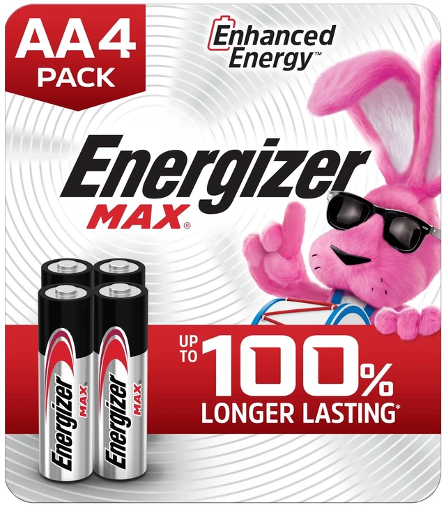 Main image of Energizer MAX AA Alkaline Batteries (4 Pack)