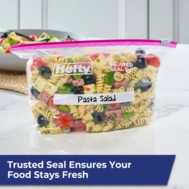 Alt view image 3 of 5 - Hefty Slider Half Gallon Storage Bags, 40 Count