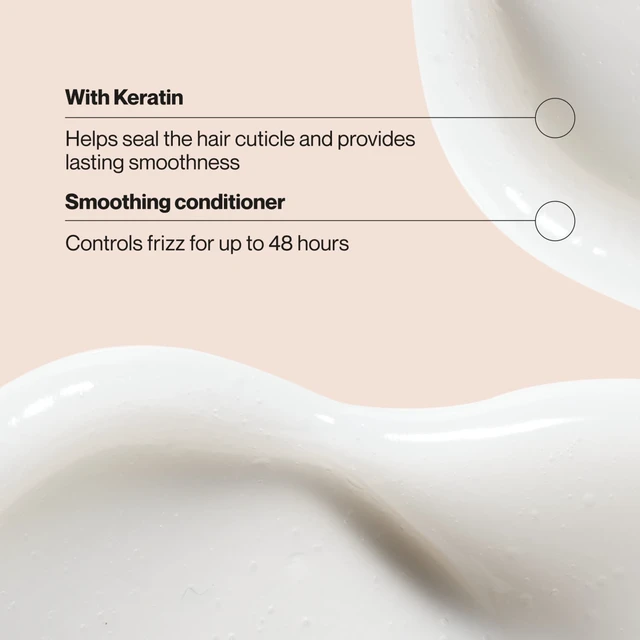 Alt view image 6 of 6 - Suave Keratin Infusion Smoothing Conditioner for Frizzy Hair, 48HR Frizz Control, 28 fl oz