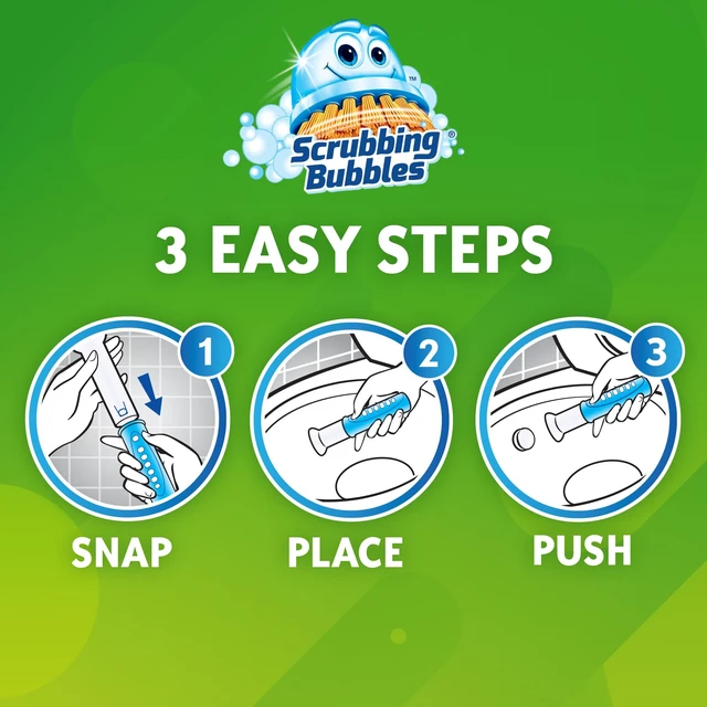 Alt view image 5 of 6 - Scrubbing Bubbles Fresh Gel Toilet Bowl Cleaner & Whitener, Citrus, 6 Count