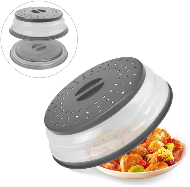Main image of Microwave Splatter Cover Collapsible Microwave Cover for Food 10.5 inch