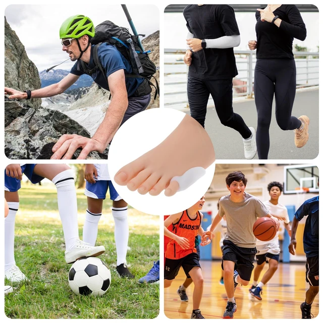 Alt view image 6 of 7 - COMNICO Tailor's Bunion Shield Spacers, 8PCS Bunion Cushion Protector Tailor's Bunion Corrector Pads Soft Gel Bunionette Pads with Spacer Pinky Toe Protector Fast Foot Pain Relief for Men & Women