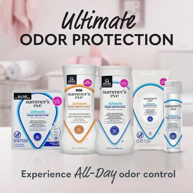 Alt view image 5 of 6 - Summer's Eve Feminine Wash, Ultimate Odor Protection, Shea Butter, 15 Fl Oz