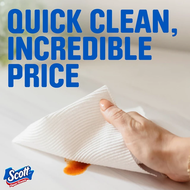 Alt view image 2 of 6 - Scott Paper Towels, Choose-A-Sheet, 6 Double Rolls, 108 Sheets Per Roll