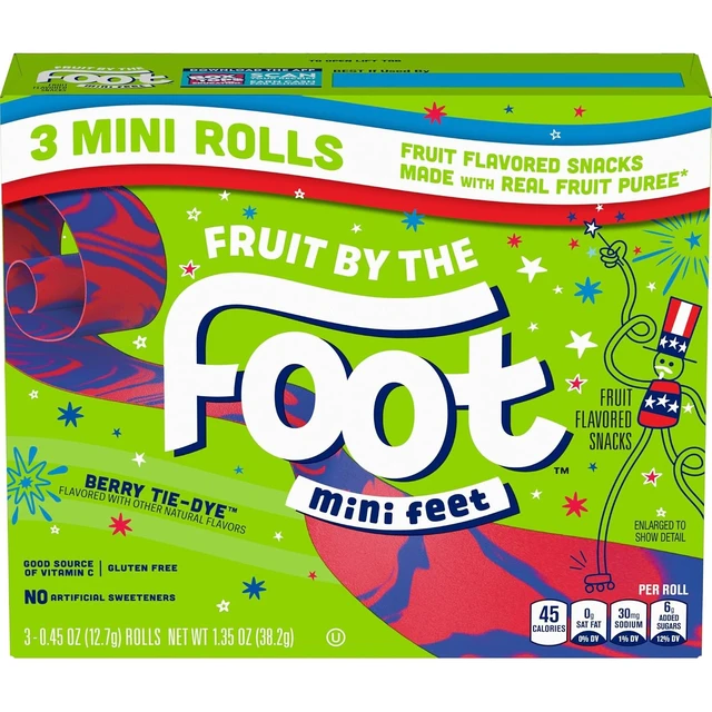 Alt view image 3 of 4 - Fruit By the Foot, Berry Tie Dye, Mini Snacks, 3 ct