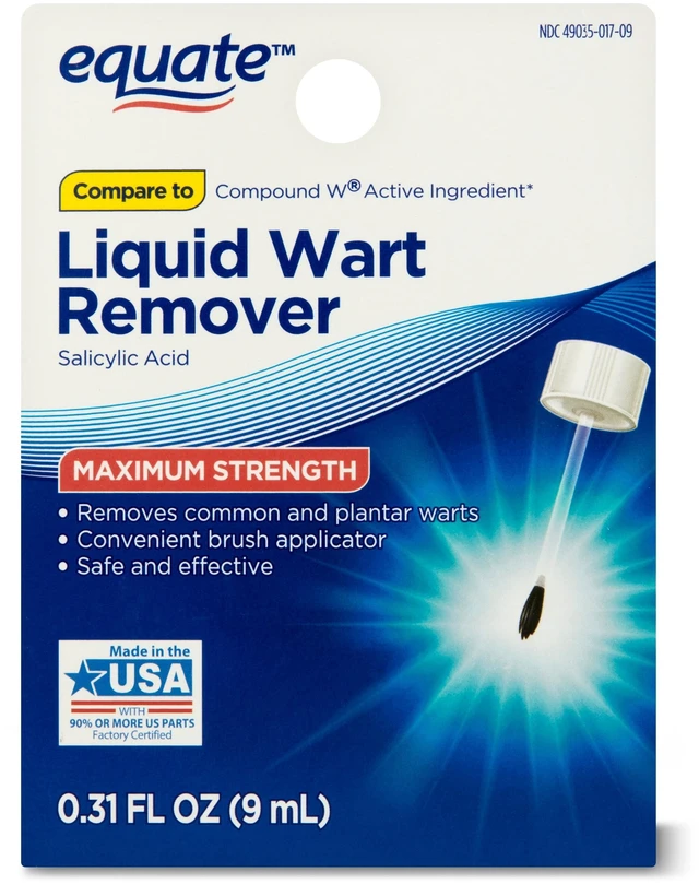 Main image of Equate Maximum Strength Liquid Wart Remover, 0.31 fl oz