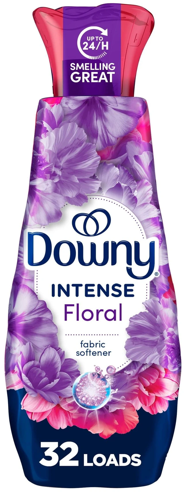 Main image of Downy Intense Fabric Softener Liquid, Floral Scent, 24 fl oz, 32 Loads