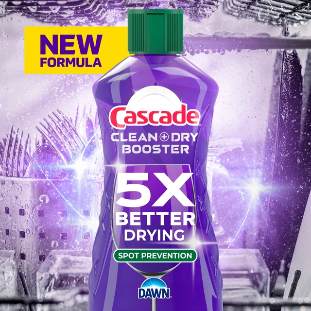Alt view image 6 of 6 - Cascade Rinse Aid Clean & Dry Booster, 8.45oz