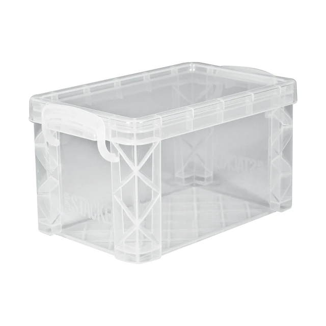 Alt view image 2 of 3 - Super Stacker Storage Box-3.6"X4"X6.5" Assorted Colors