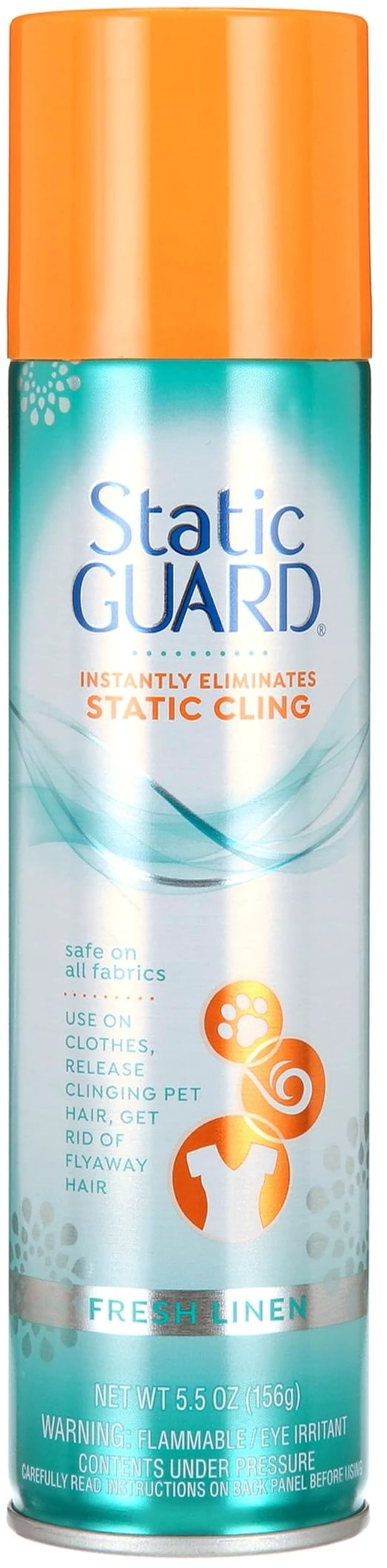 Main image of Static Guard Anti-Static Spray, Fresh Linen Scent, 5.5 oz Spray Can