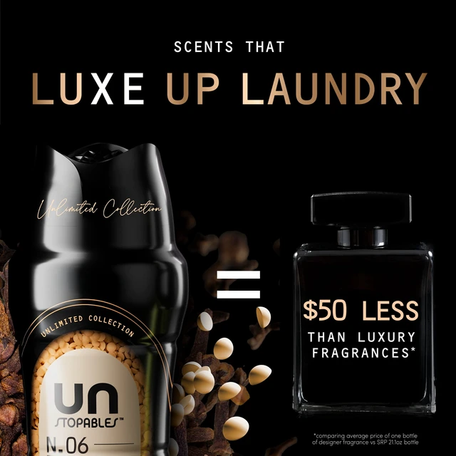 Alt view image 2 of 6 - Downy Unstopables Unlimited Collection In-Wash Laundry Scent Booster Beads, No. 06, Fine Fragrance, Long-Lasting Fresh Scent Beads, 4.8 oz