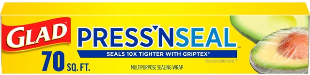 Main image of Glad Press'n Seal Plastic Food Wrap, 70 Square Feet