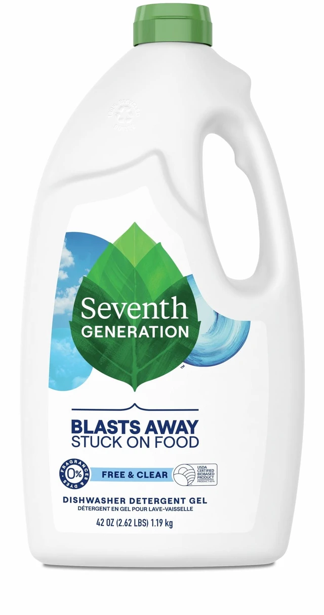 Main image of Seventh Generation Liquid Dishwasher Detergent, Free and Clear Scent, 42 fl oz