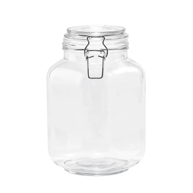 Alt view image 3 of 6 - Mainstays 67 oz Glass Airtight Food Storage Jar Canister with Locking Lid, Kitchen Pantry Storage Container for Dry Food, Coffee, Sugar and Pantry Organization