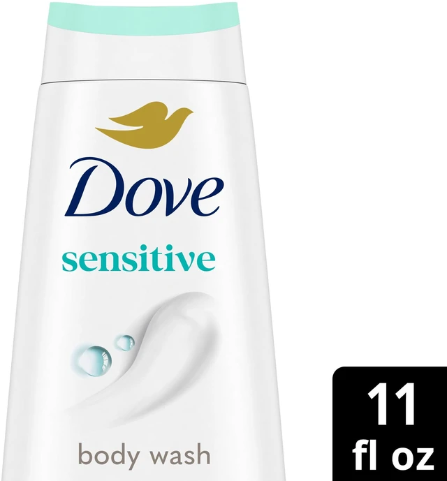 Alt view image 4 of 5 - Dove Body Wash For 24hr Lotion-Soft Skin Sensitive Skin Moisturizing Skin Cleanser Gentle Hypoallergenic Formula With No Sulfates No Parabens, 11 Fl oz