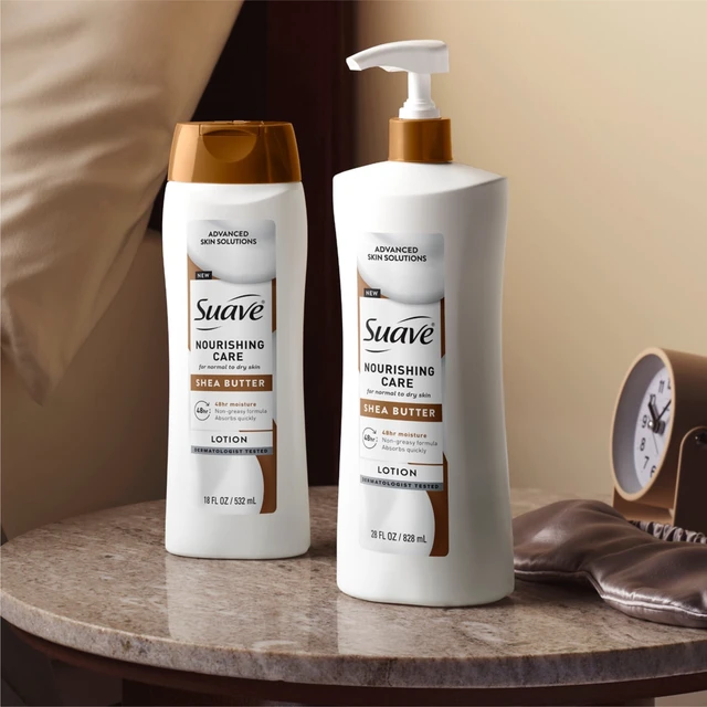 Alt view image 5 of 6 - Suave Nourishing Care Hand & Body Lotion With Shea Butter For Dry Skin, 28 fl oz