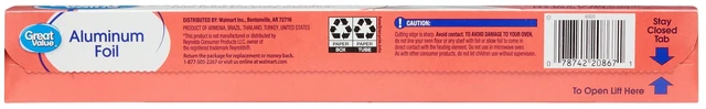 Alt view image 4 of 6 - Great Value Aluminum Foil, 75 sq ft