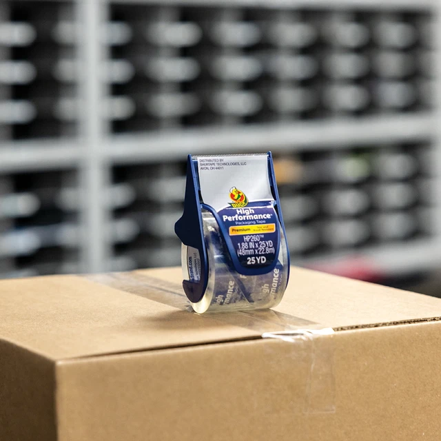 Alt view image 5 of 6 - Duck Duck High Performance Tape Packing Tape with Dispenser - Clear, 1.88 in. x 25 yd.