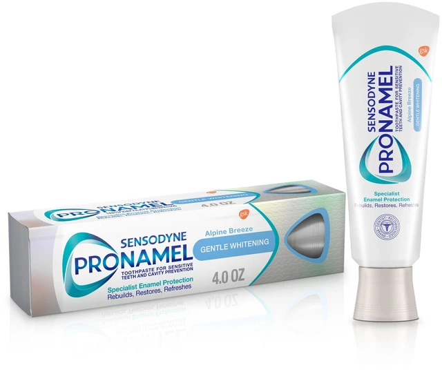 Main image of Sensodyne Pronamel Gentle Whitening Sensitive Toothpaste, Alpine Breeze, 4 Oz, for Adults