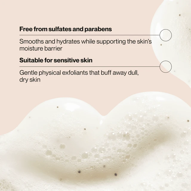 Alt view image 4 of 5 - Suave Strawberry Delight Exfoliating Body Wash & Scrub with Glycerin & Vitamin E, Sulfate-Free Hydrating Cleanser for Soft, Smooth Skin, 18 fl oz