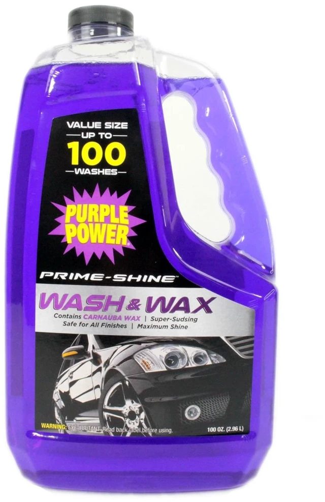 Main image of Purple Power Wash & Wax 100 oz Automotive Cleaner with Carnauba Wax