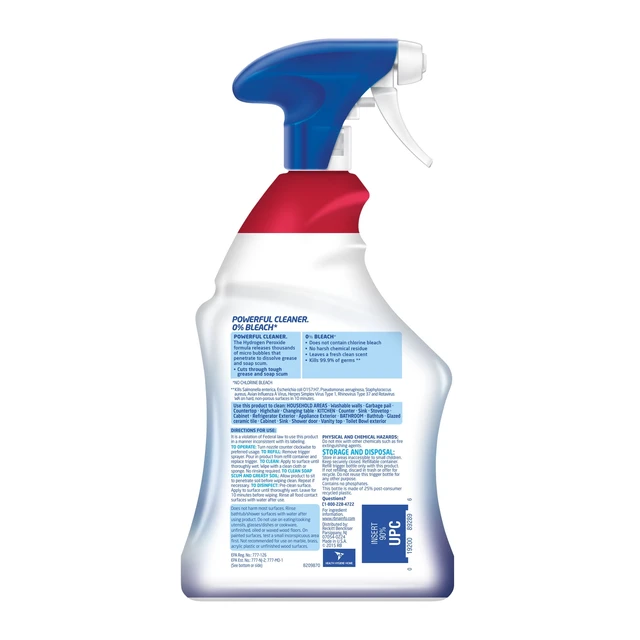 Alt view image 3 of 6 - Lysol Bleach Free Hydrogen Peroxide Multi-Purpose Cleaner, Citrus 32 fl oz