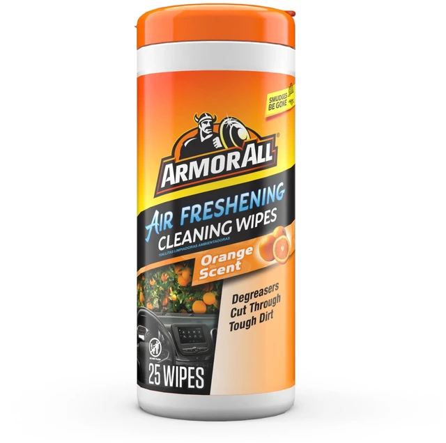 Main image of Armor All Interior Car Cleaning Wipes in Orange Scent, 25 Count