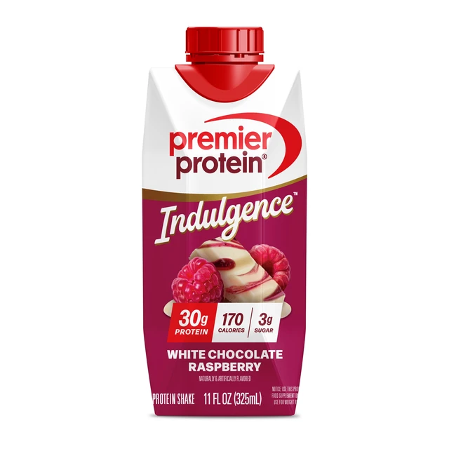 Alt view image 5 of 5 - Premier Protein Indulgence Protein Shake, White Chocolate Raspberry, 30g Protein, 11 fl oz, 4 Ct
