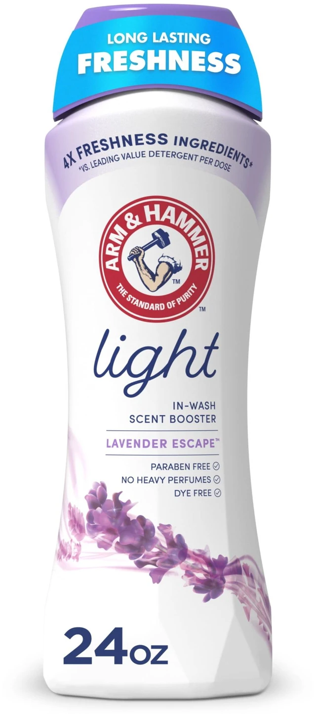Main image of ARM & HAMMER Light In-Wash Scent Booster, Laundry Scent Booster Lavender Escape scent, 24 Oz