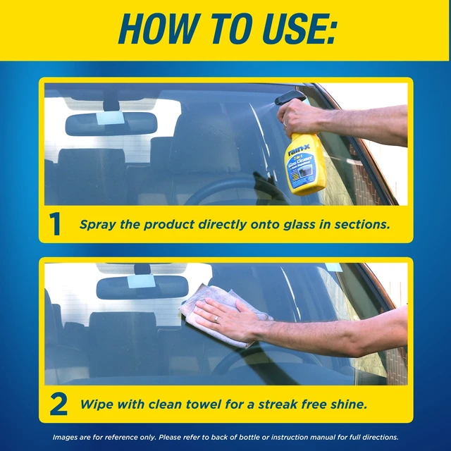 Alt view image 4 of 6 - Rain-x Glass Cleaner + Rain Repellent, 23 oz - 5071268