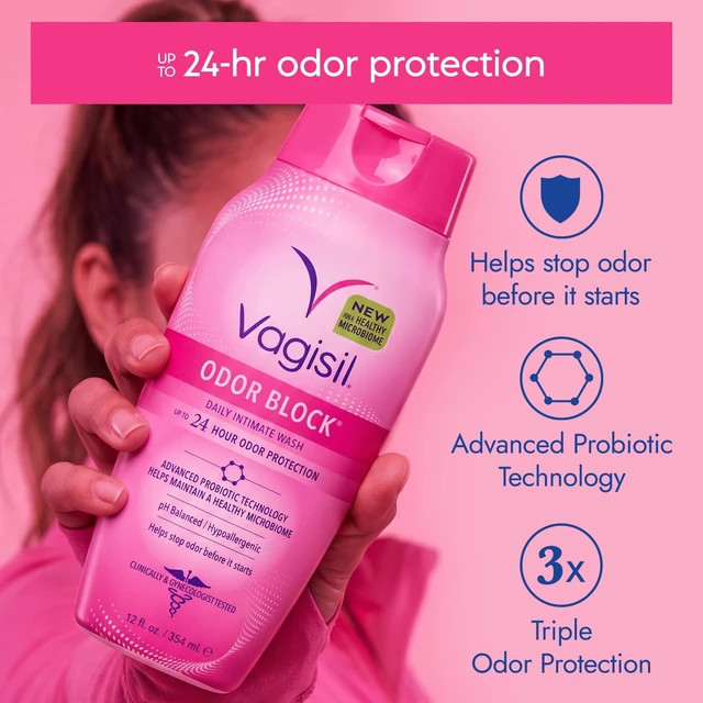 Alt view image 5 of 5 - Vagisil Feminine Wash for Intimate Area Hygiene, Odor Block, Gynecologist Tested, Hypoallergenic, 12 fl oz,