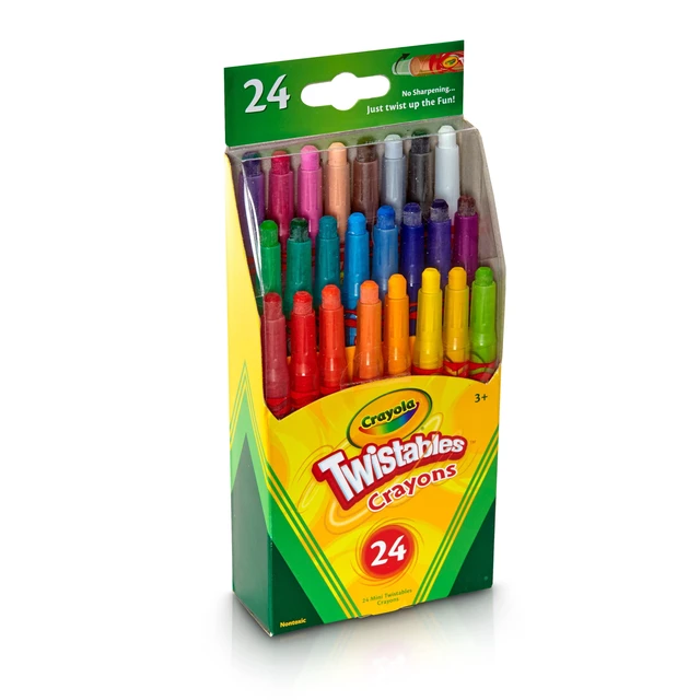 Alt view image 4 of 6 - Crayola Mini Twistables Crayons, 24 Ct, Back to School Supplies for Kids, Classroom Supplies, Adaptive Art Tools, Gifts for Kids, 3+