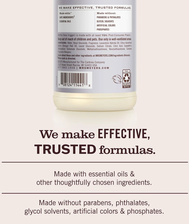 Alt view image 5 of 6 - Mrs. Meyer's Clean Day All-Purpose Cleaner Spray, Lavender, 16fl oz