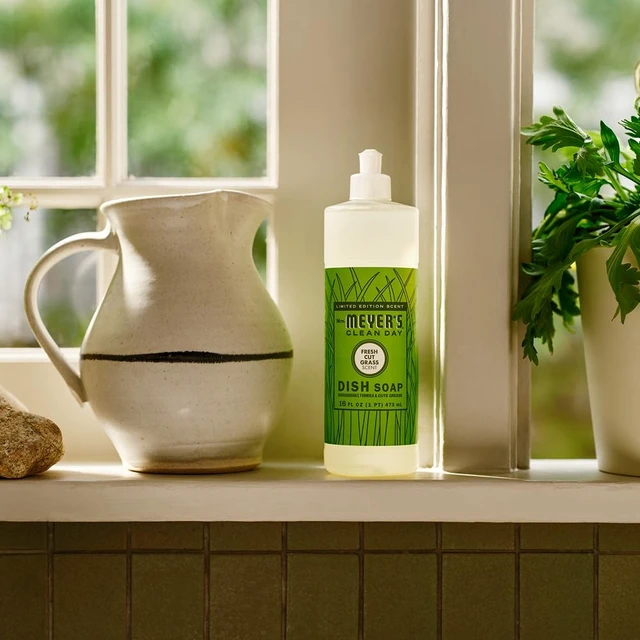 Alt view image 2 of 6 - Mrs. Meyer's Clean Day Liquid Dish Soap, Fresh Cut Grass, 16fl oz