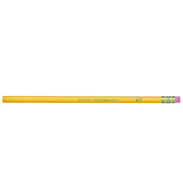 Alt view image 5 of 5 - Ticonderoga #4 2H Extra Hard Wood-Cased Pencils, Yellow, 12 Count