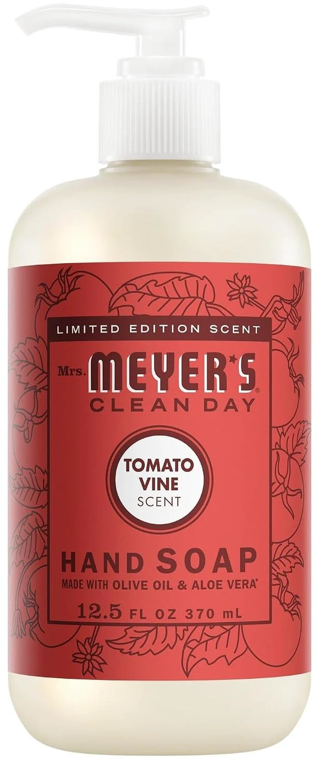 Main image of Mrs. Meyer's Clean Day Hand Soap, Tomato Vine Scent, 12.5fl oz Bottle