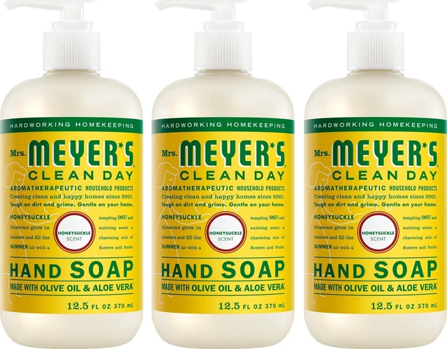 Main image of Mrs. Meyer's Clean Day Liquid Hand Soap 12.5fl oz 3Pack Honeysuckle