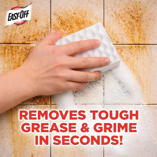 Alt view image 3 of 7 - Easy Off Heavy Duty Degreaser Cleaner 2-in-1 Cleaning Pads, 5ct