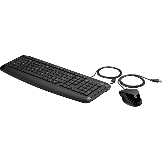 Alt view image 2 of 7 - Pavilion Wired Keyboard and Mouse 200 (Black) - USB-A Plug-and-Play - Full-Sized Keyboard with Numeric Keypad, Enhanced F1-F12 Keys, & 12 Hotkeys - 1600 DPI Mouse - Windows Compatible (9DF28AA#ABL)