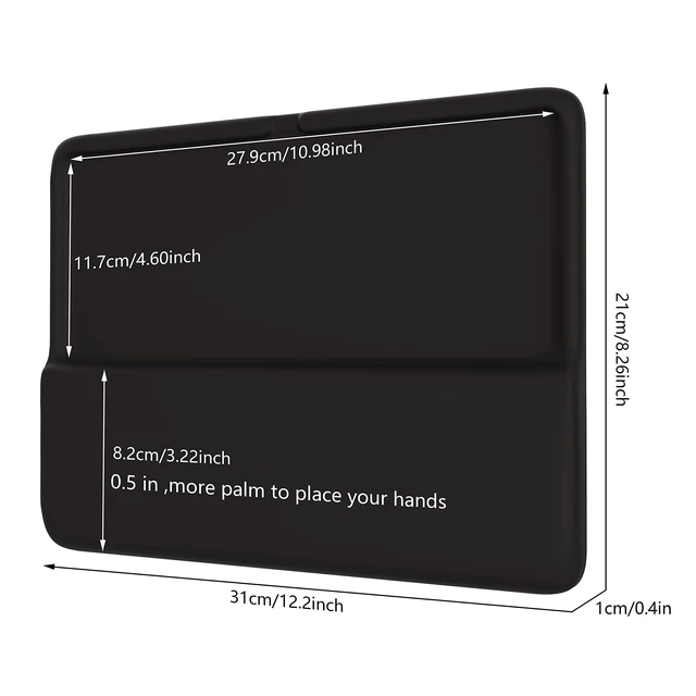 Alt view image 5 of 7 - Wrist Rest for Magic Keyboard 2 & Magic Keyboard Stand Pad | For Magic Keyboard 2 with Numeric Keypad(MQ052LL/A, A1843) & Magic Keyboard with Touch ID(MK2C3LL/A), to Relief Pain