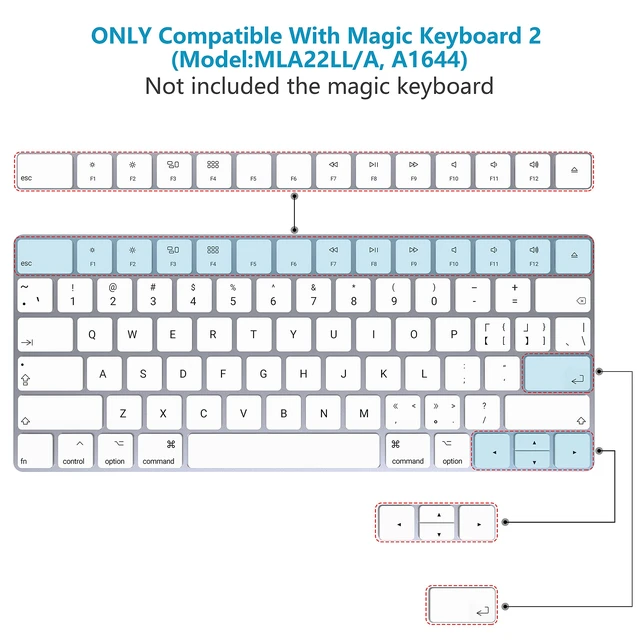 Alt view image 3 of 7 - Wrist Rest for Magic Keyboard 2 & Magic Keyboard Stand Pad | For Magic Keyboard 2 with Numeric Keypad(MQ052LL/A, A1843) & Magic Keyboard with Touch ID(MK2C3LL/A), to Relief Pain