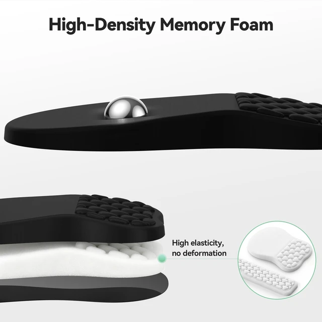 Alt view image 3 of 7 - Keyboard Wrist Rest and Mouse Pad 2 in 1 Set with Wrist Support | Comfortable Massage Design Effectively Relieves Carpal Tunnel Syndrome, Suitable for Computers Keyboard and Mouse