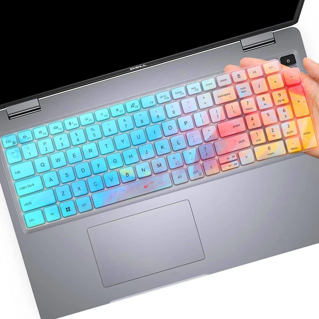 Main image of Cute Keyboard Cover for Dell Latitude 3550 5550 5540 5520 5521 3540 5531 5530 15.6" Laptop, Dell Precision 3591 3590 3581 3580 3571 3570 3560 3561 15.6" US Laptop Keyboard Skin -Stylish Colorful