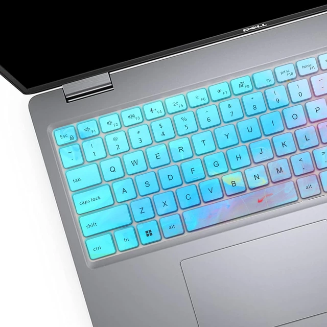 Alt view image 3 of 7 - Cute Keyboard Cover for Dell Latitude 3550 5550 5540 5520 5521 3540 5531 5530 15.6" Laptop, Dell Precision 3591 3590 3581 3580 3571 3570 3560 3561 15.6" US Laptop Keyboard Skin -Stylish Colorful