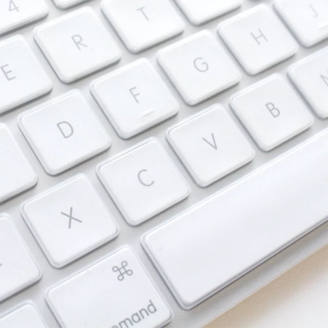 Alt view image 5 of 7 - Ultra Thin Silicone Keyboard Protector Cover Skin for Apple Wireless Keyboard with Bluetooth MC184LL/B (Model A1314, U.S Layout) (Not Fits Magic Keyboard), Transparent