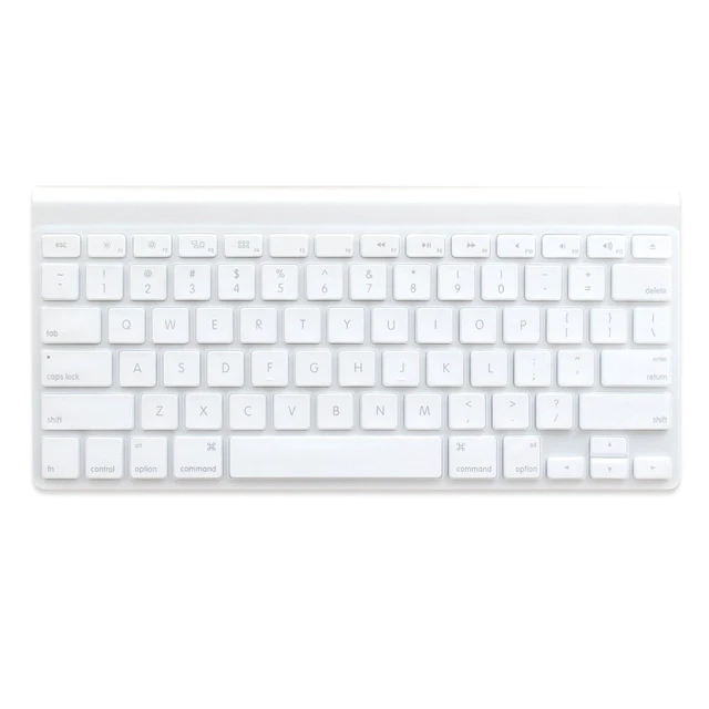 Alt view image 6 of 7 - Ultra Thin Silicone Keyboard Protector Cover Skin for Apple Wireless Keyboard with Bluetooth MC184LL/B (Model A1314, U.S Layout) (Not Fits Magic Keyboard), Transparent