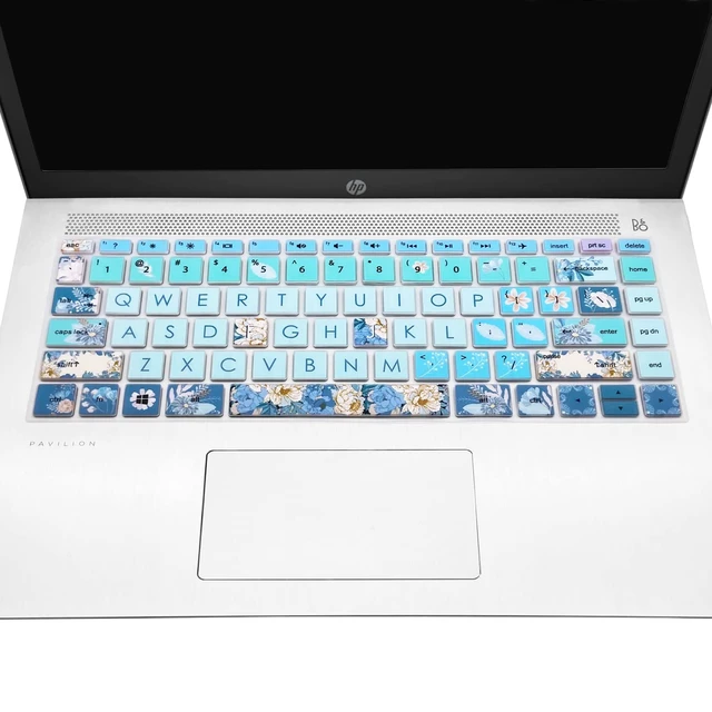 Alt view image 5 of 7 - Keyboard Cover for HP 14" Laptop 2020 2019 2018,HP Pavilion x360 14M-BA 14M-CD 14M-DH 14-BA 14-BF 14-cm 14-CF 14-DF 14-DK 14-DS 14-DQ Series 14 Inch Protective Skin,Peony