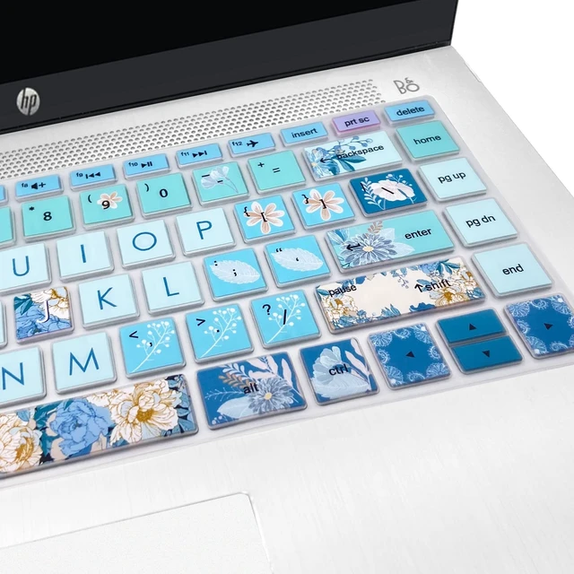 Alt view image 6 of 7 - Keyboard Cover for HP 14" Laptop 2020 2019 2018,HP Pavilion x360 14M-BA 14M-CD 14M-DH 14-BA 14-BF 14-cm 14-CF 14-DF 14-DK 14-DS 14-DQ Series 14 Inch Protective Skin,Peony